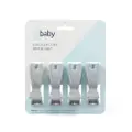 4Baby Stroller Clips 4 Pack Grey