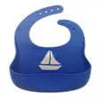 4Baby Silicone Bib - Boat - Blue