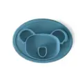 Plum Silicone Placemat Plate - Koala - Teal