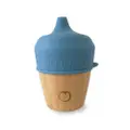 Plum Bamboo and Silicone Sippy Cup - Teal