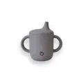 Plum Silicone Sippy Cup - Grey