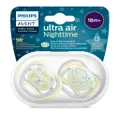 Avent Ultra Air Soother Nighttime 0-6M 2Pk
