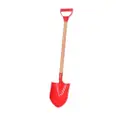 Beach Spade With Handle Red