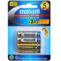 MAXELL AAA Batteries 4 Pack + 2 Bonus