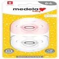 Medela Soft Silicone Soother - Girl - 0-6Months - 2Pack