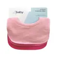 4Baby Newborn Dribble Bib - Pink- 3 Pack