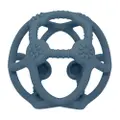 Playground Silicone Teething Ball Steel Blue