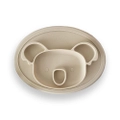 Plum Silicone Placemat Plate - Koala - Sand