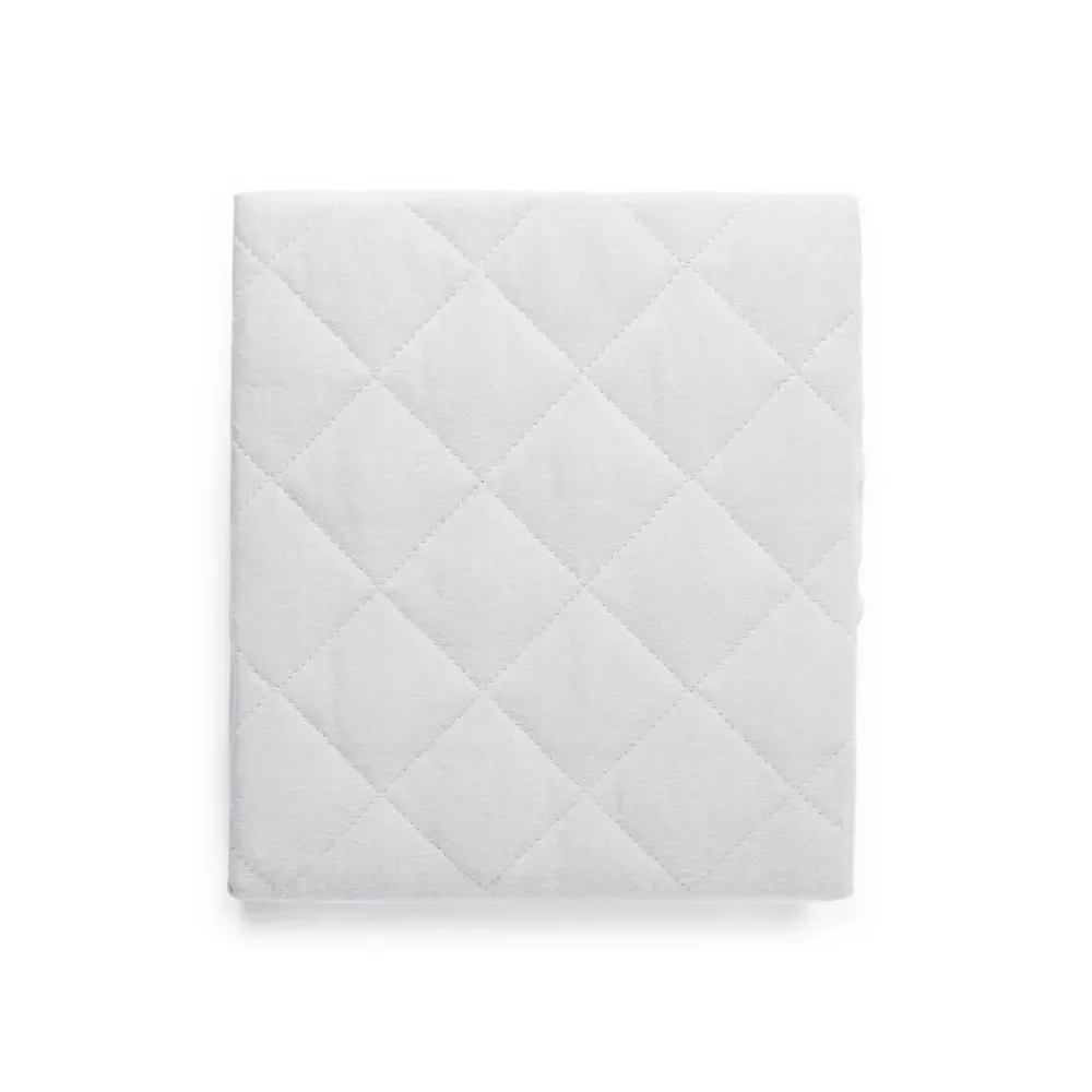 4Baby Quilted Portacot Sheet Silver