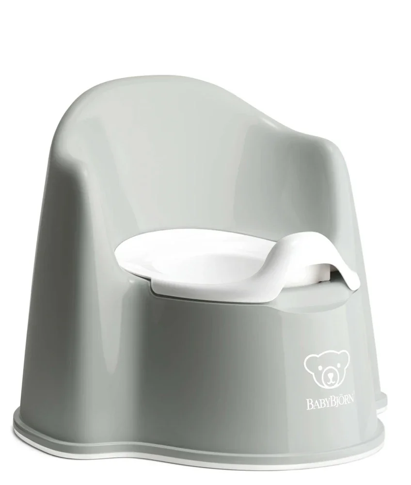 BabyBjorn Potty Chair - Grey/White