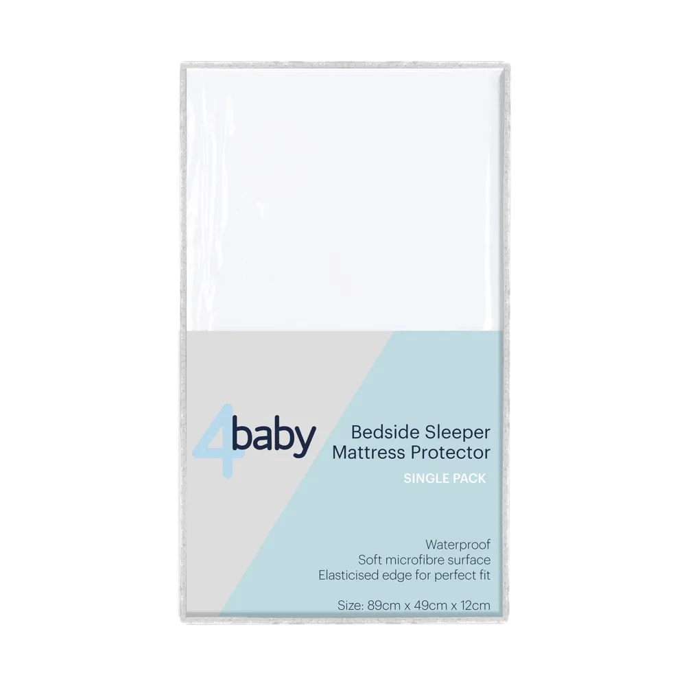 4Baby Bedside Sleeper Mattress Protector White