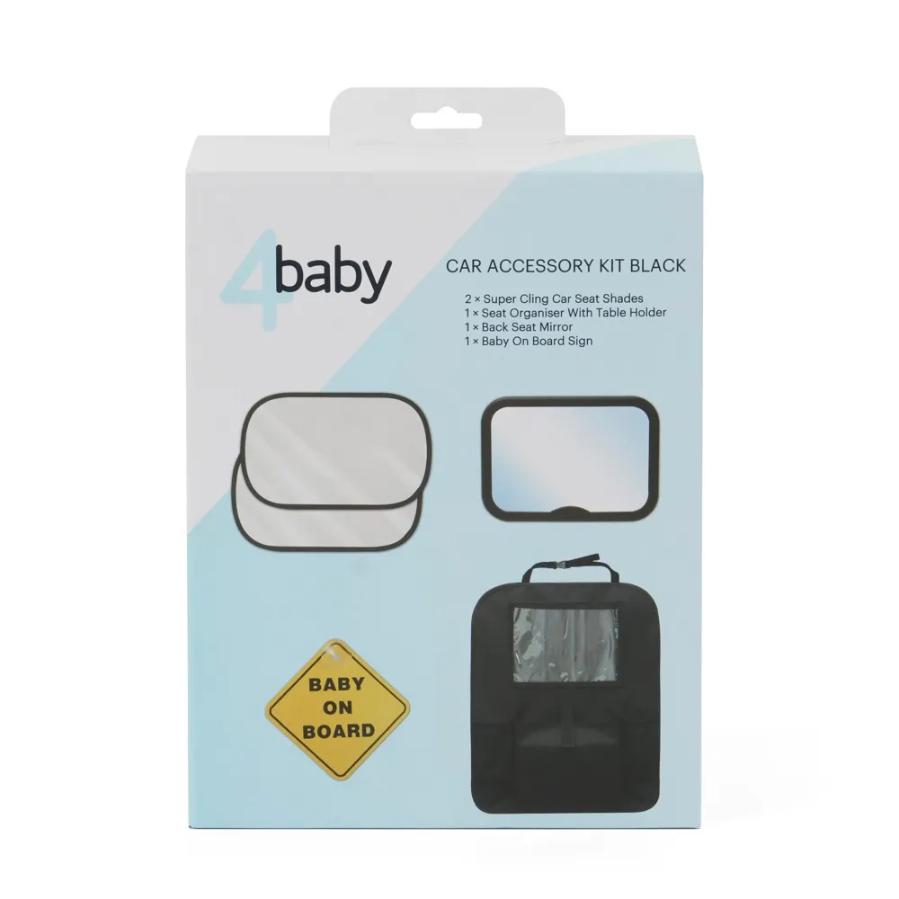4Baby Car Accessory Kit Black