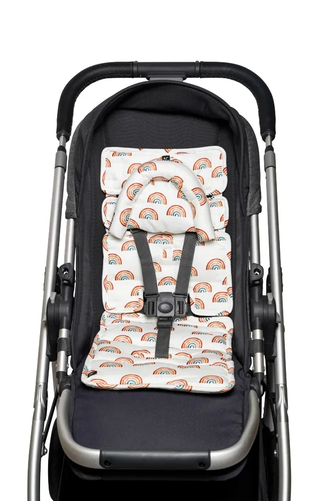 Outlook Mini Pram Liner Earthy Rainbows
