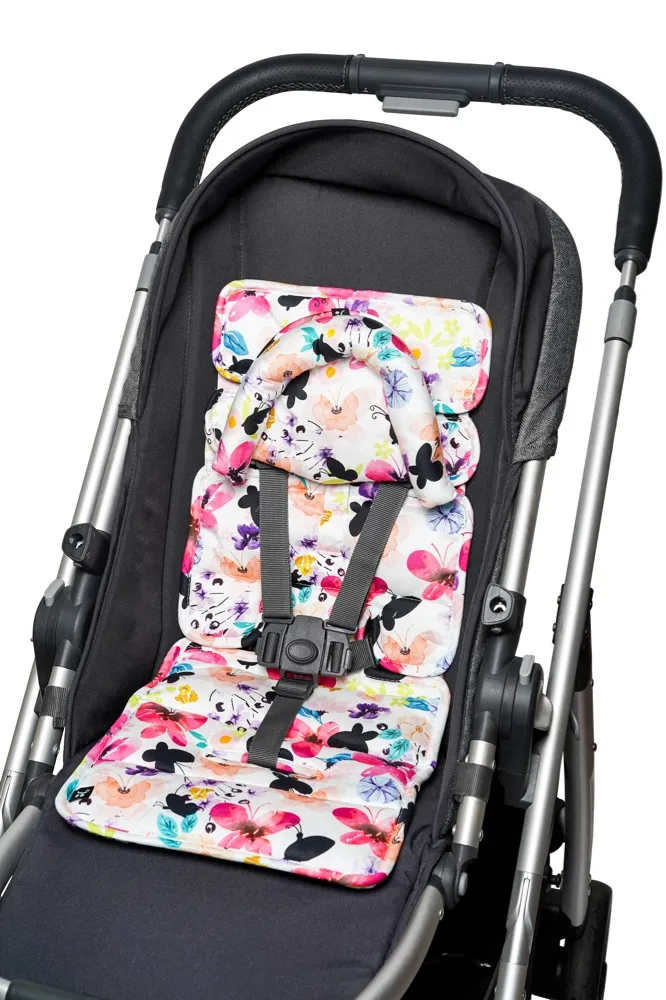 Outlook Mini Pram Liner Floral Butterfly
