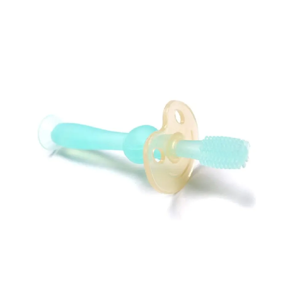 Haakaa 360° Silicone Toothbrush Blue