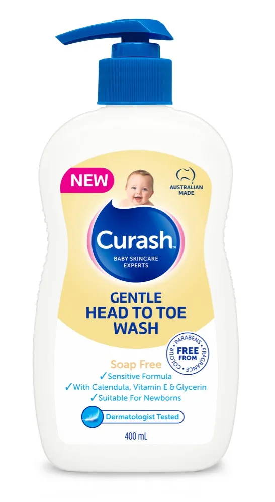 Curash Gentle Head To Toe Wash 400 ML