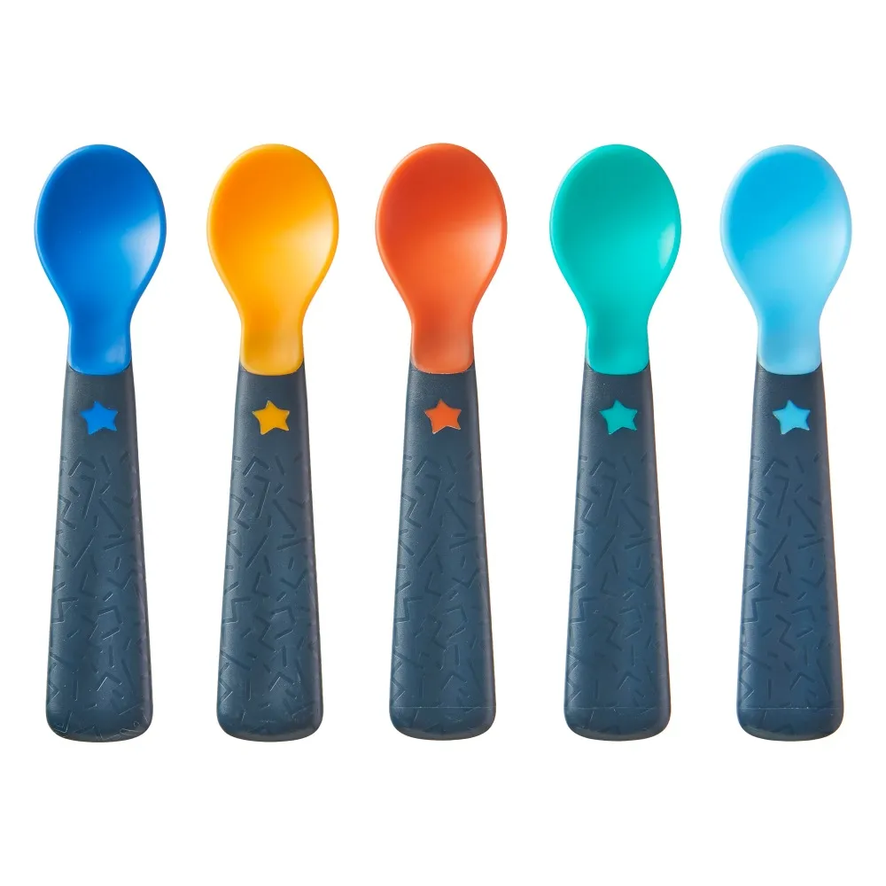 Tommee Tippee Easigrip Weaning Spoons 5Pk