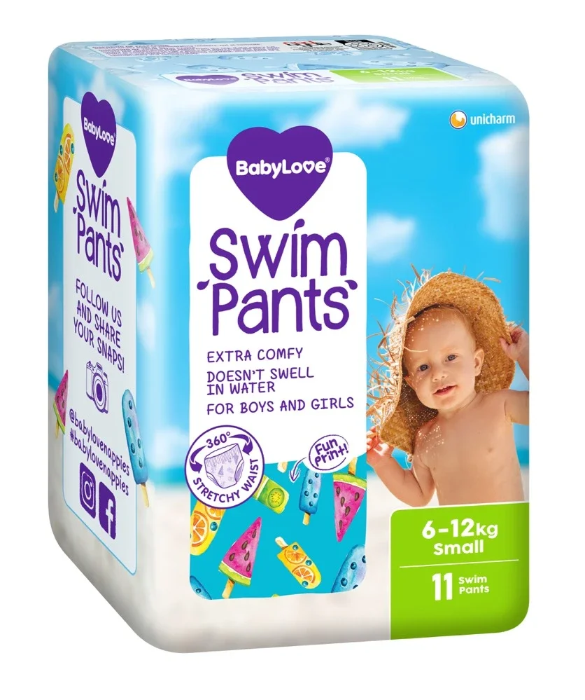 Babylove Swim Pants Small 11Pk