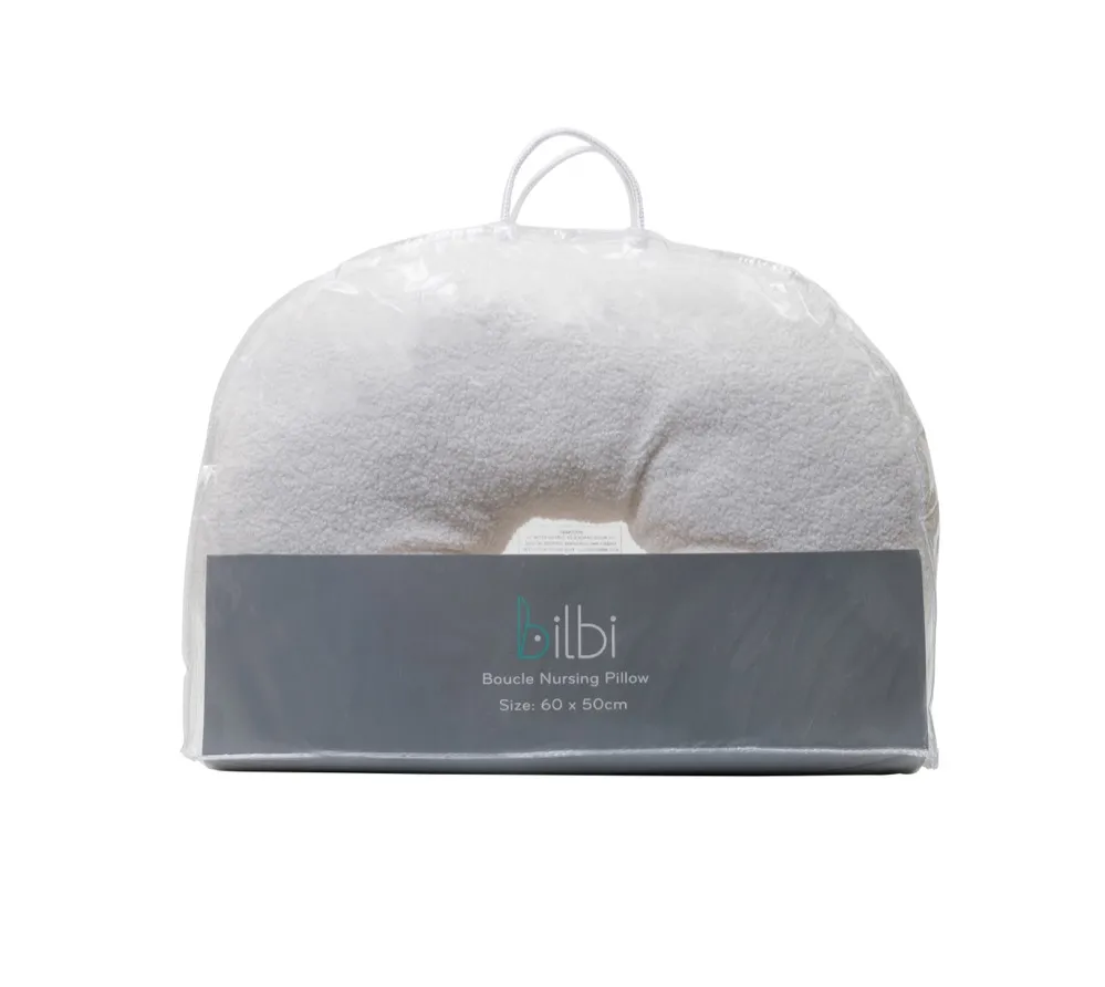 Bilbi Boucle Nursing Pillow Ivory