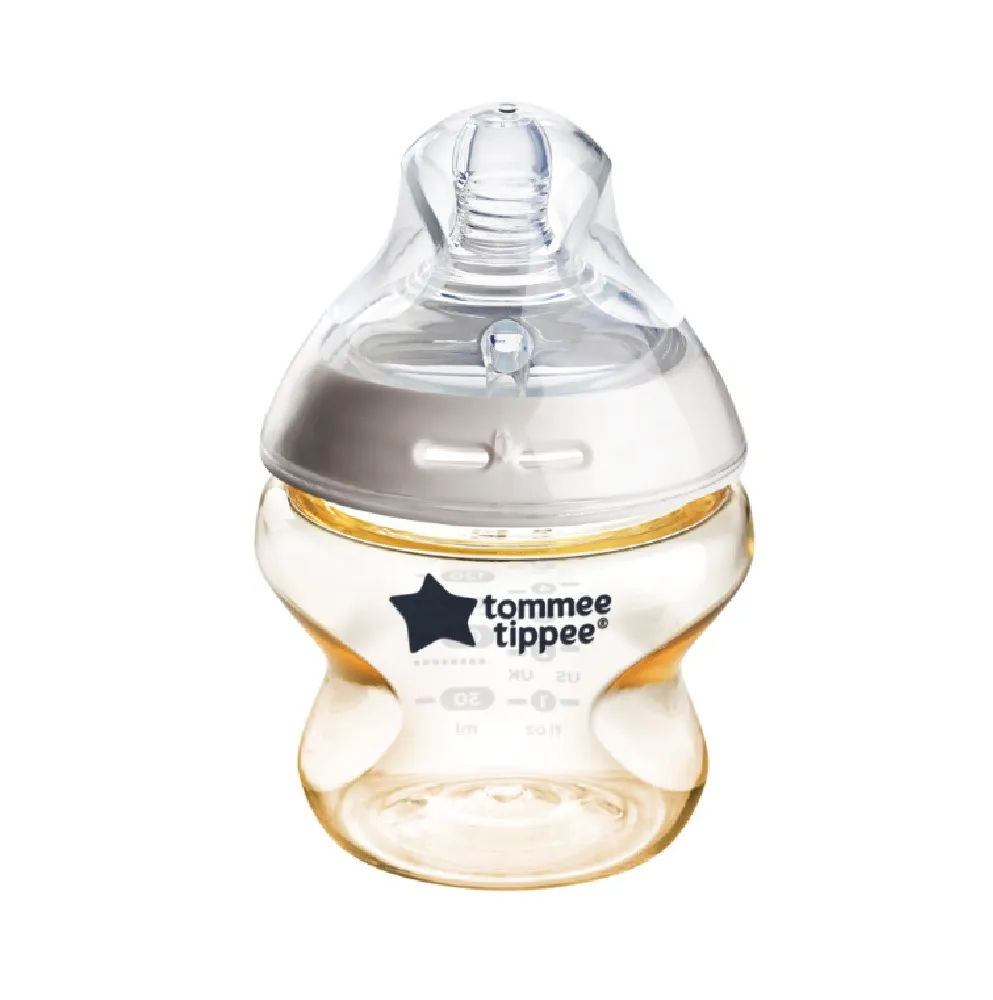 Tommee Tippee Natural Start PPSU Anti-Colic Bottle With Slow Flow Teat 150Ml 0M+ White