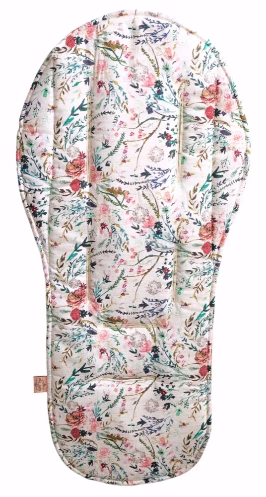 Bambella Pram Liner Blush Wildflowers