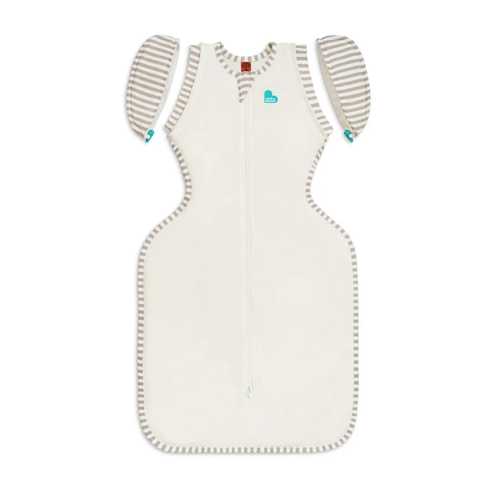 Love To Dream Transition Swaddle Bag 1 Tog Cream Size Large