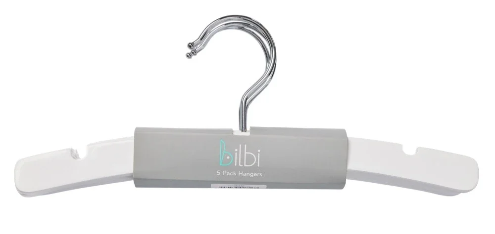 Bilbi Coat Hanger 5 Pack White