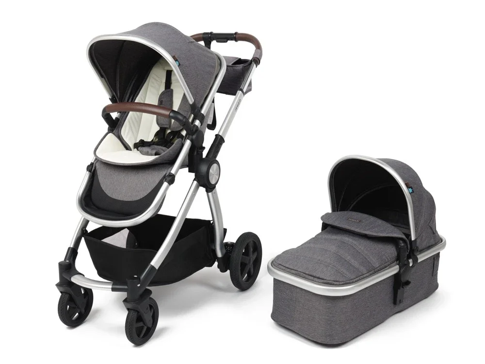 Jengo Panorama XTI Pram And Bassinet herringbone