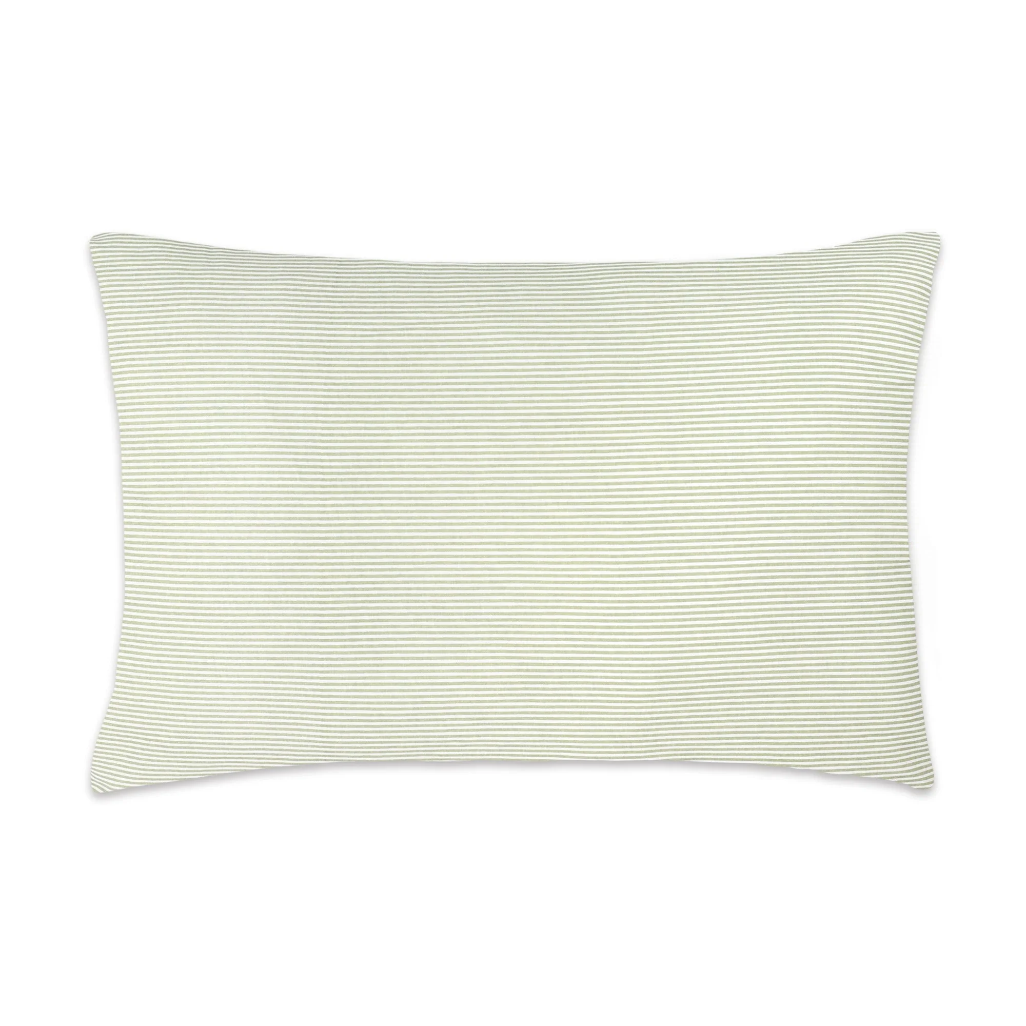 Bilbi Pillow Case Stripe Green