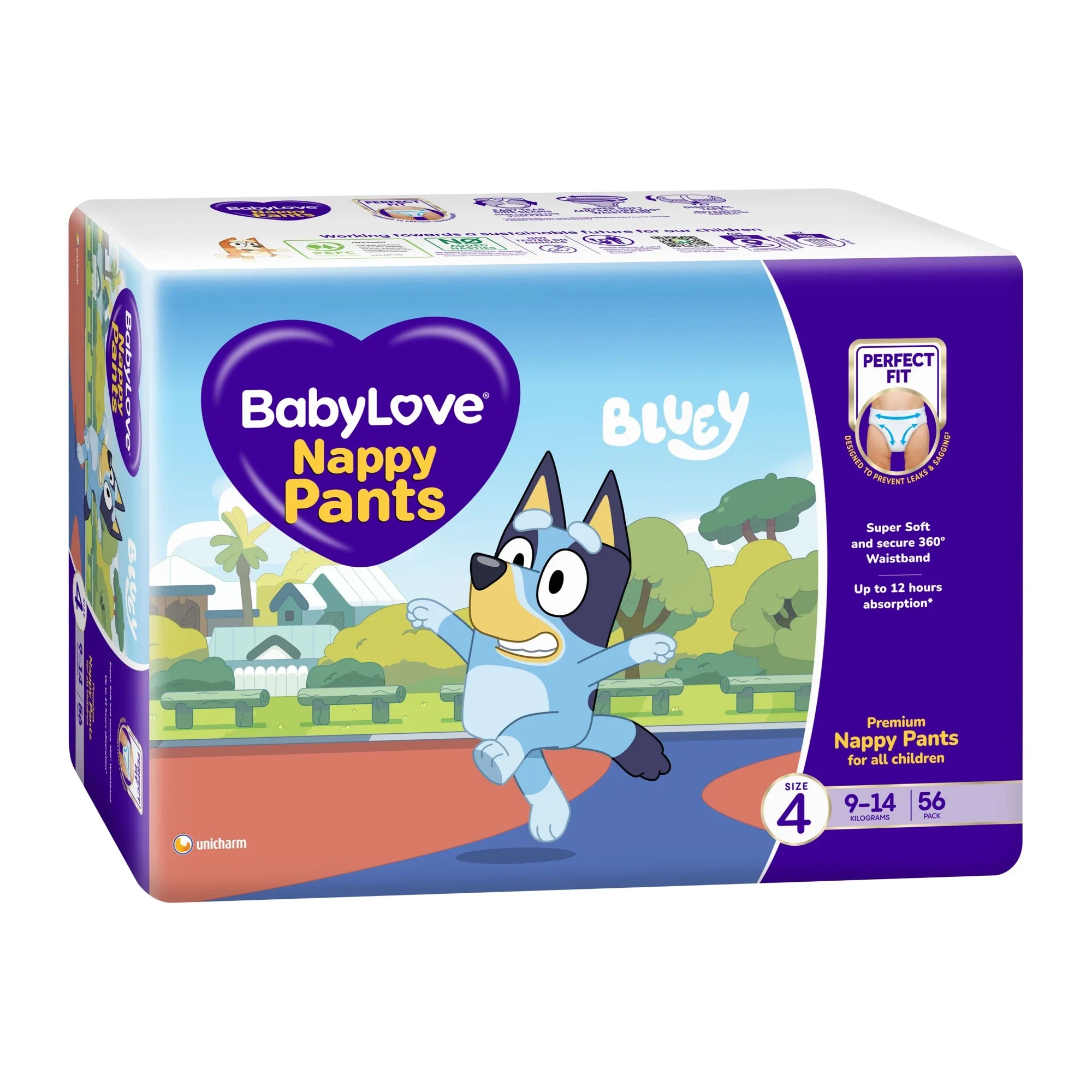 Babylove Nappy Pants Size 4 -56 Pack