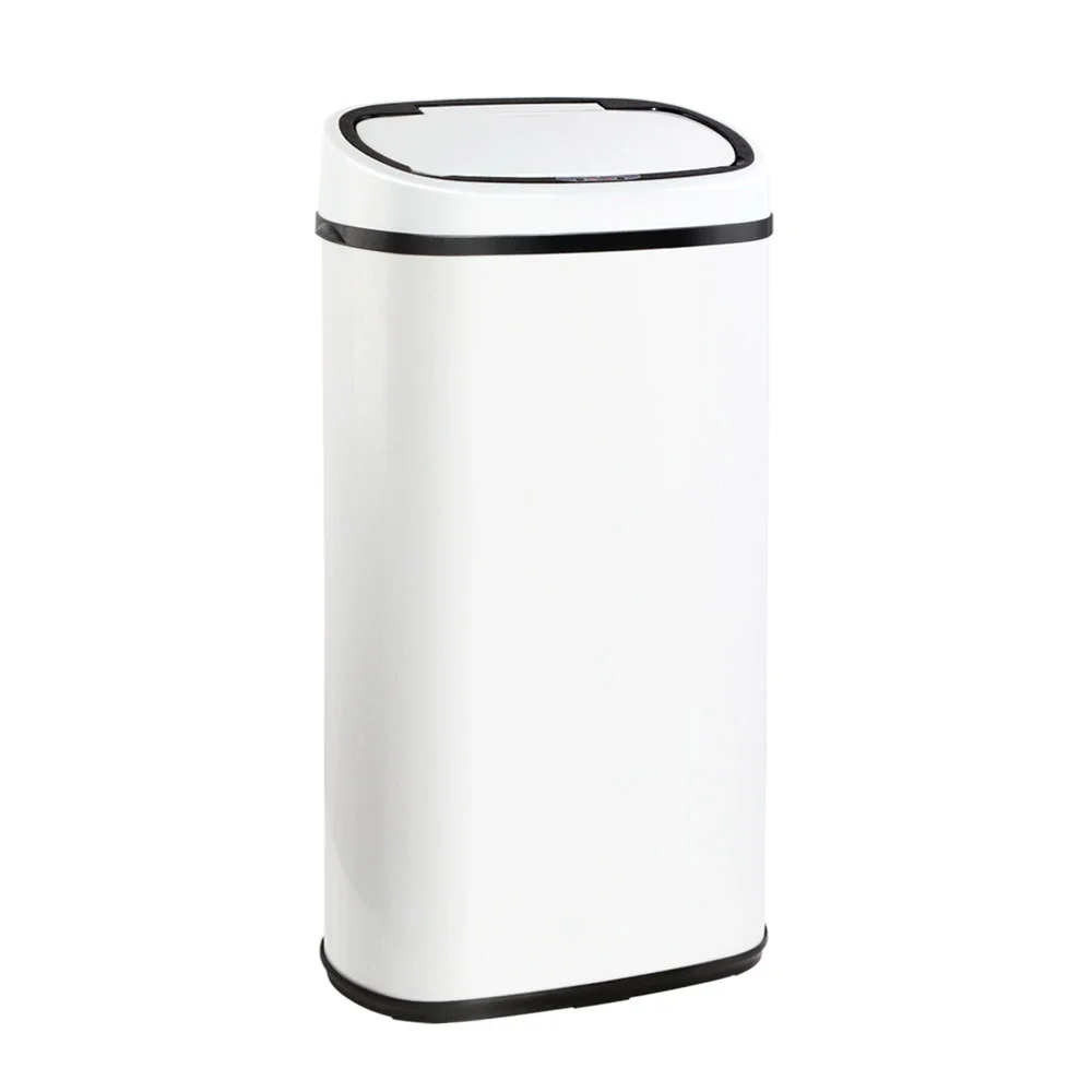 Devanti 58L Motion Sensor Bin Rubbish - White