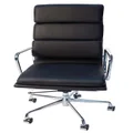 Replica Eames High Back Soft Pad Executive Desk / Office Chair | Black