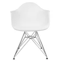 Replica Eames DAR Eiffel Chair | White & Chrome