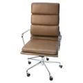 Replica Eames High Back Soft Pad Executive Desk / Office Chair | Brown