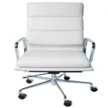 Replica Eames High Back Soft Pad Executive Desk / Office Chair | White