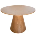 Theo Round Wood Dining Table | Natural | 150cm