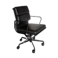 Replica Eames Mid Back Soft Pad Office Chair | All Black