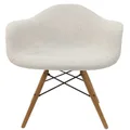Replica Eames DAW Eiffel Chair | Textured Ivory & Natural