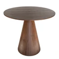 Theo Round Wood Dining Table | Walnut | 120cm
