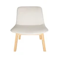 Cozy Dining Chair | Ivory Fabric | Natural Legs