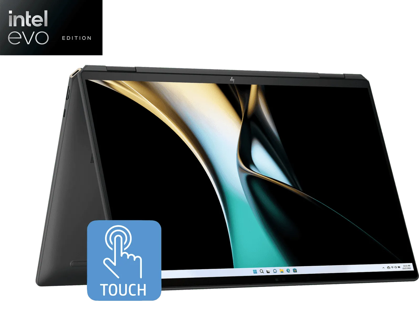 HP Spectre x360 16 inch 2-in-1 Laptop 16-aa0016TU, Black