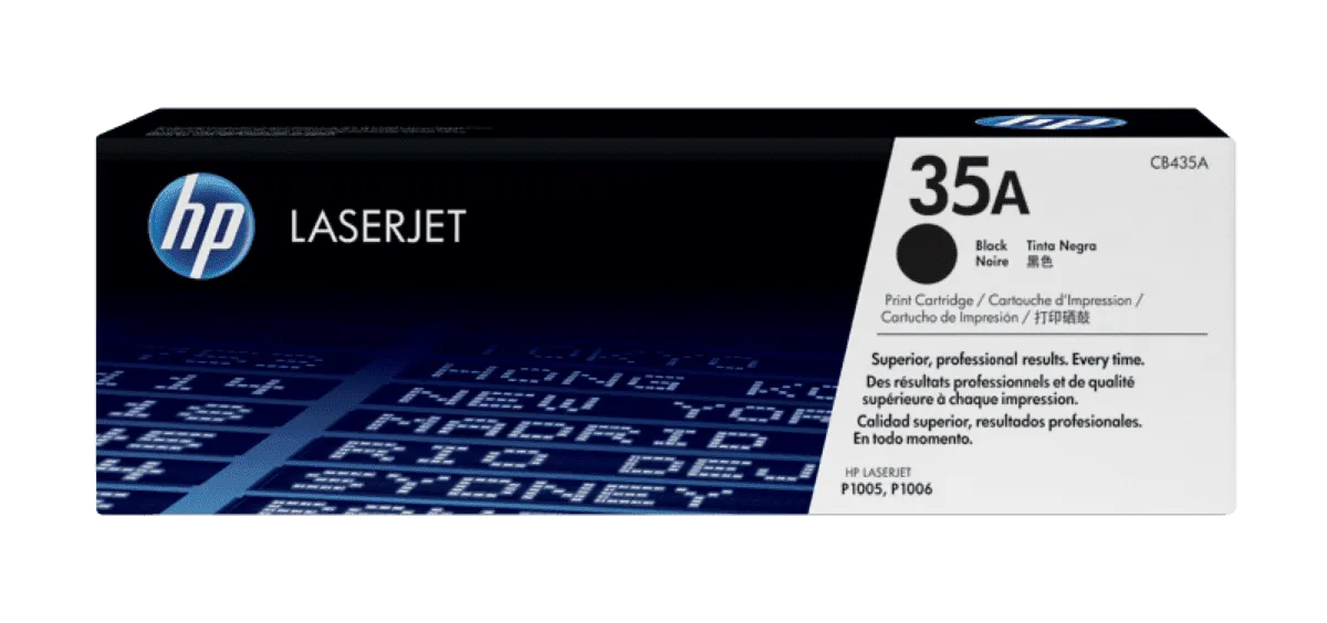 HP 35A Black Original LaserJet Toner Cartridge