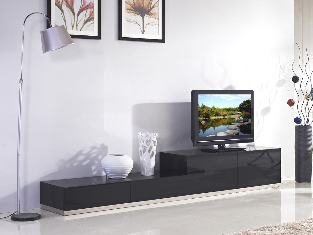 Tetra Black Gloss TV Unit