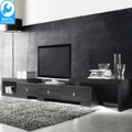 Retro Extendable TV Cabinet Black Oak