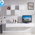 Galaxi White Wall Mounted TV Cabinet