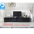 Black Grandora 1.8m TV Cabinet
