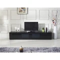 2.4m Black Grandora TV Cabinet