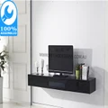 Black Expressia Wall Mounted TV Cabinet