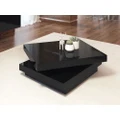 Contempo Square Table Black Gloss
