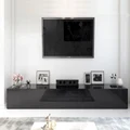 3.6m High Black Gloss Suprilla TV Unit